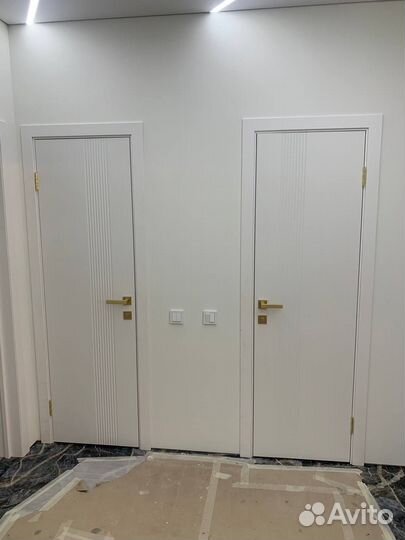 Установка двери и сантехник