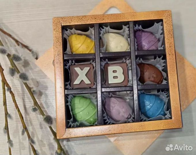 Пасха. Шоколад. Конфеты. Шоколадные фигурки