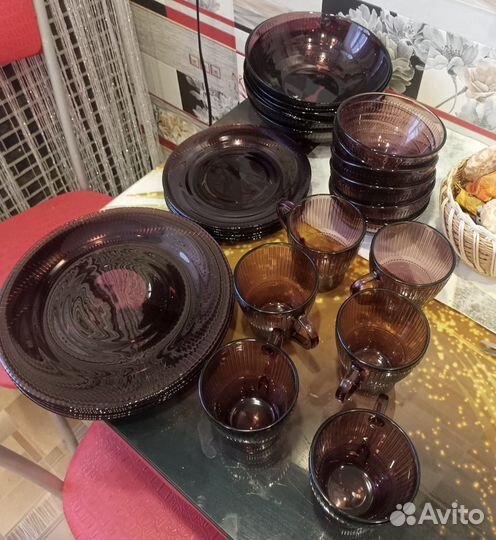 Набор посуды столовый luminarc новый 30 предметов