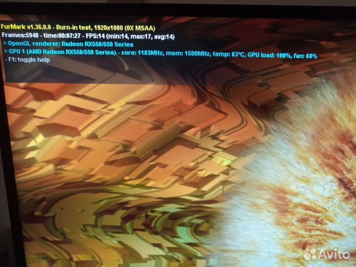 Видеокарта asus rx550 2gb