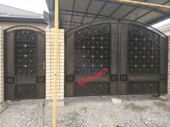 Ворота с калиткой