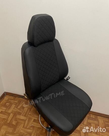 Чехлы на ваз (Кожа-ткань) Ромб