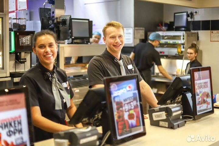 Кассир в крупную сеть ресторанов / можно без опыта