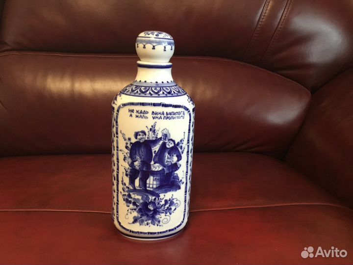 Гжель Штоф Авторская роспись