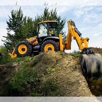 Аренда экскаватора погрузчика jcb 3cx super