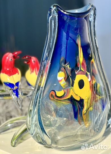 Муранское стекло Ваза