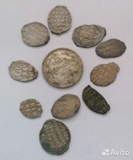 Лот старинных монет
