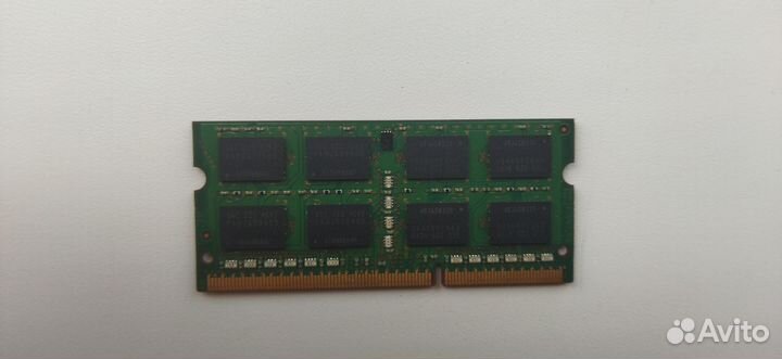 Samsung 4 гб DDR3 SO-dimm 2Rx8 PC3-12800S