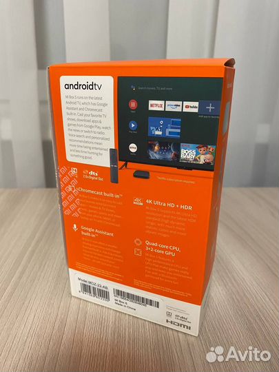 Xiaomi Mi Box S 4K / тв-приставка / Android TV