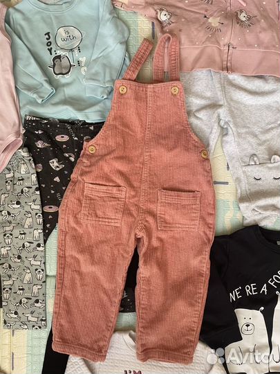 Вещи пакетом на девочку 80
