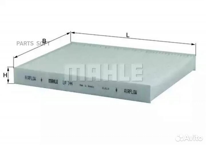 Mahle LA144 Фильтр салона fiat doblo, punto 01