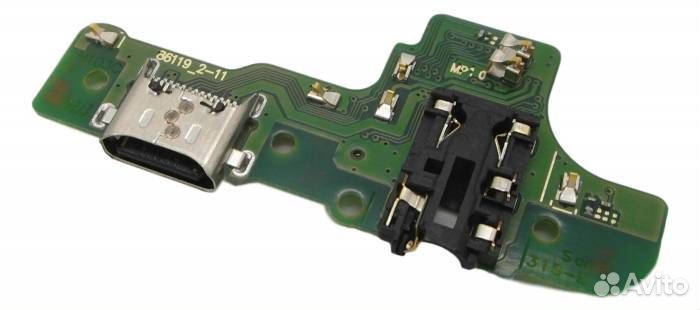 Шлейф Samsung A207F A20s (плата) + разъем зарядки