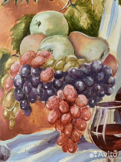 Картина «Летний вечер в Италии». Холст, масло. Под