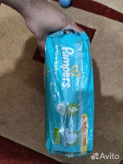 Подгузники pampers 4