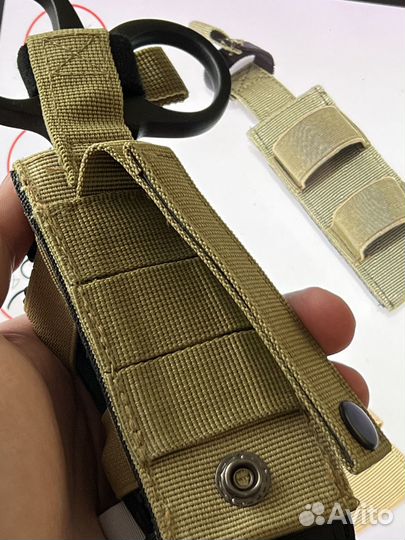 Тактический комплект: чехол, ножницы + аптечка