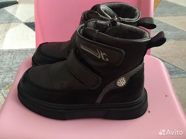 Ботинки демисезонные для девочки 28 размер