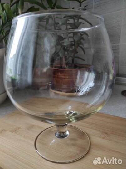 Ваза бокал флорариум или аквариум 2 л