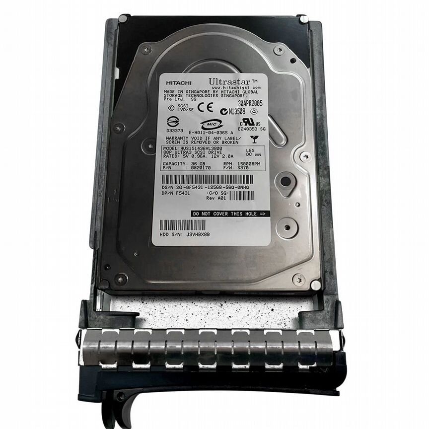 [F5431] Жесткий Диск Dell 36gb U320scsi 3.5" Hdd F5431