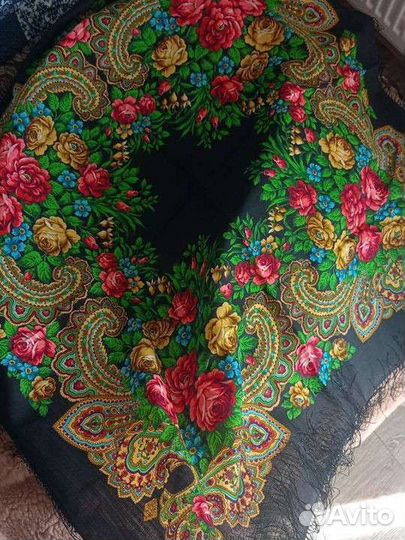 Павлопосадский платок новый 