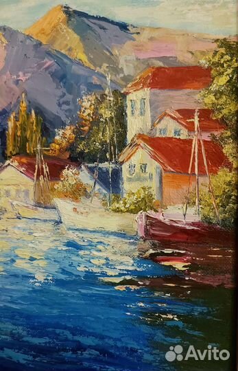 Картина маслом на холсте в раме