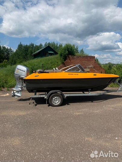Энигма 460 с мотором Honda 90