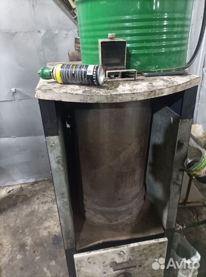 Промышленная печь на отработке