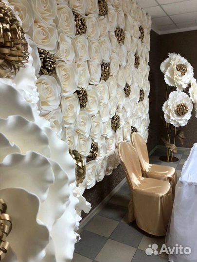 Пано из цветов на стену