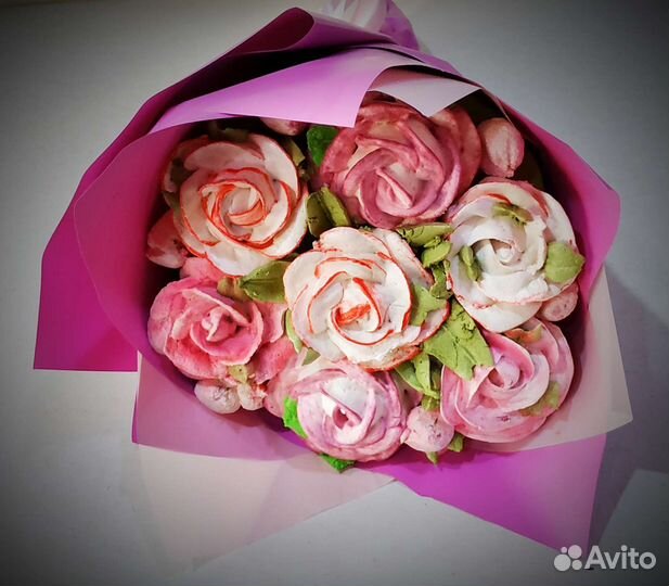 Букеты из зефира на день воспитателя