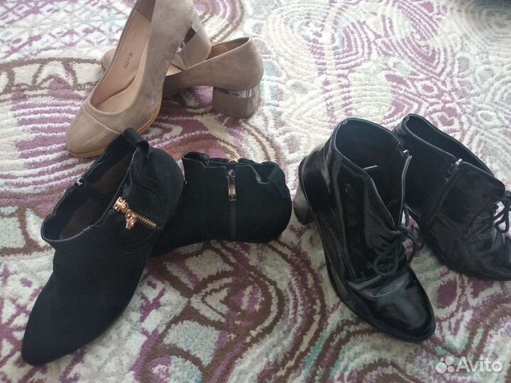 Туфли ботильоны полуботинки женские 38 размер