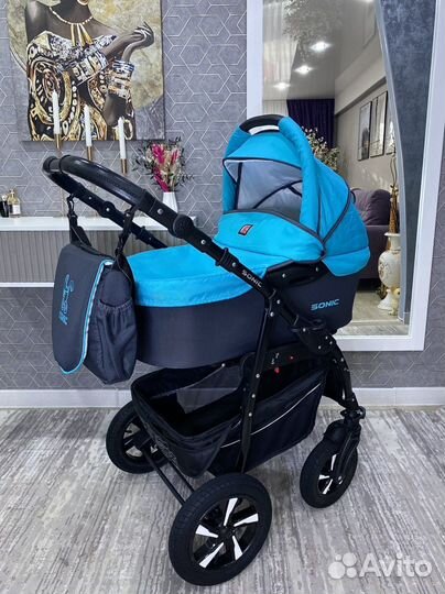 Коляска 3 в 1 Verdi Sonic (отл.сост)доставка