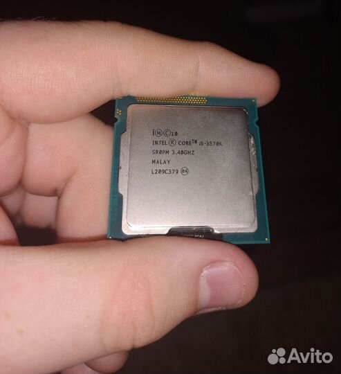 Процессор intel core i5 3570K + материнская плата