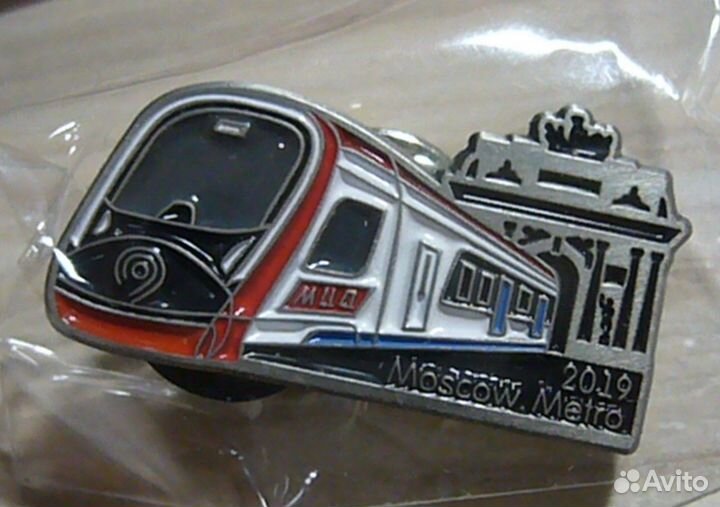 Значек. Поезд Московского метро 