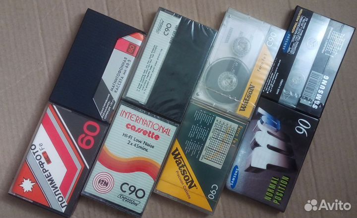 Аудиокассеты новые запечатанные