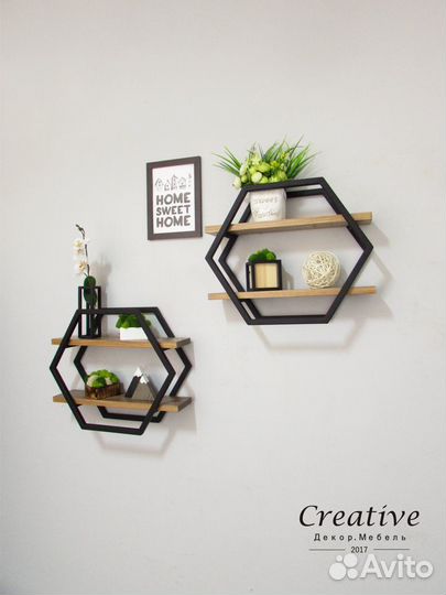 Полки настенные,лофт