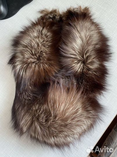 Меховой воротник песец