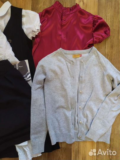 Вещи школьные для девочки 140-146/пальто