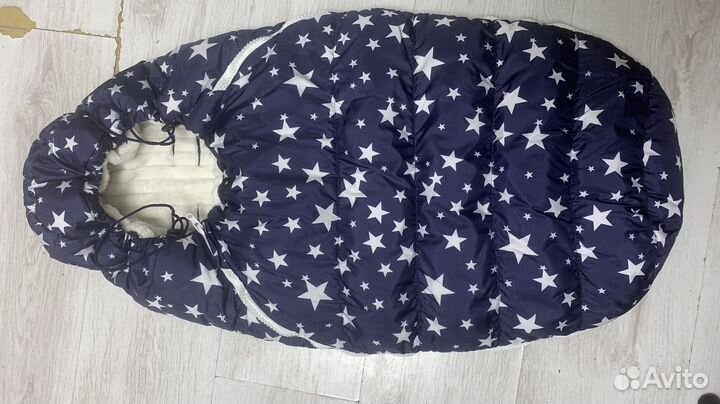 Конверт и комбинезон зимний на выписку