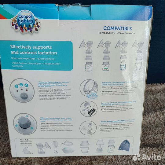 Молокоотсос электрический Canpol babies