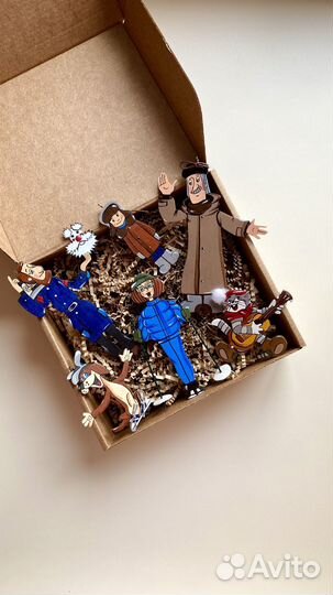 Елочные деревянные игрушки 