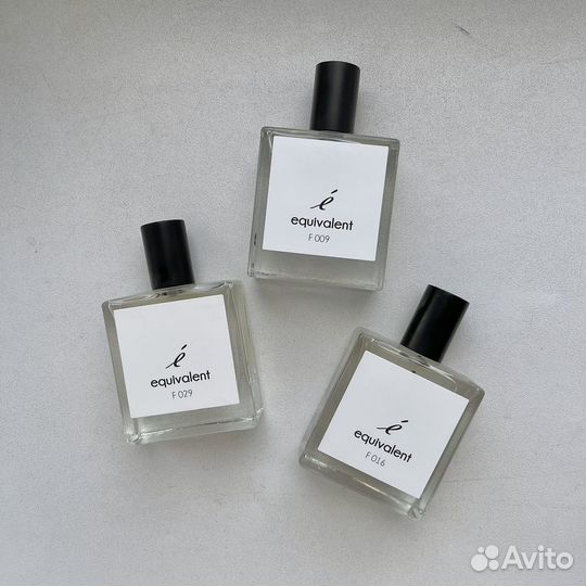 Туалетная вода духи equivalent 009, 016, 029 новые