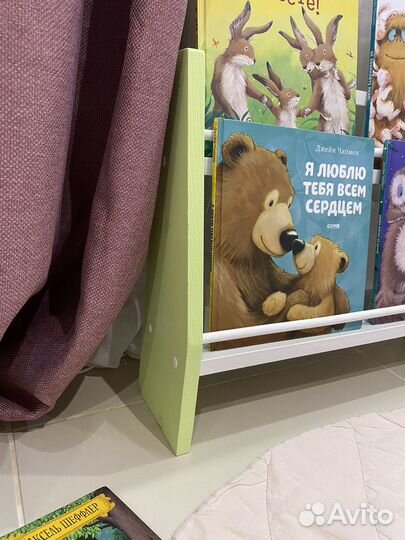 Детская полка для книг монтессори