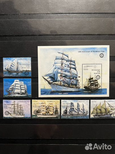 1997 г. Азербайджан. Водный транспорт