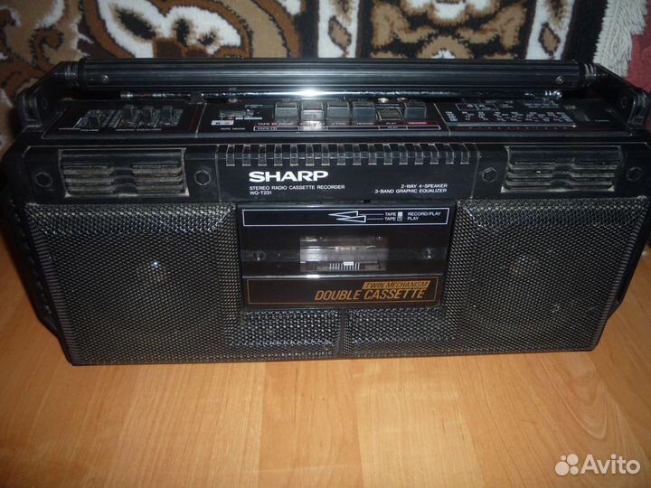 Магнитолы sharp + panasonic