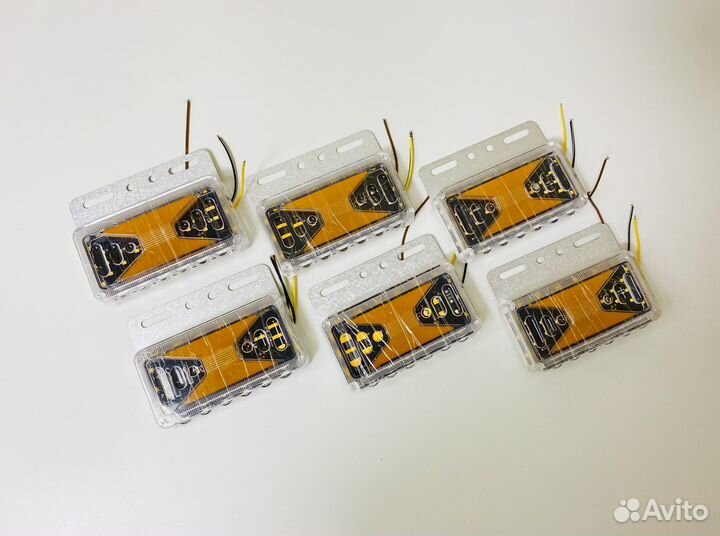 Светодиодные LED боковые габариты+бегущий поворот