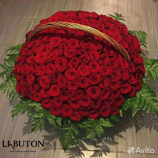 Цветы.Корзина из Роз.Доставка В Иркутск