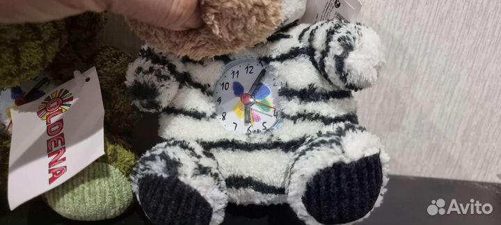 Мягкая игрушка часы будильник