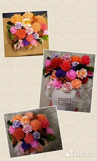 Букет из мыла