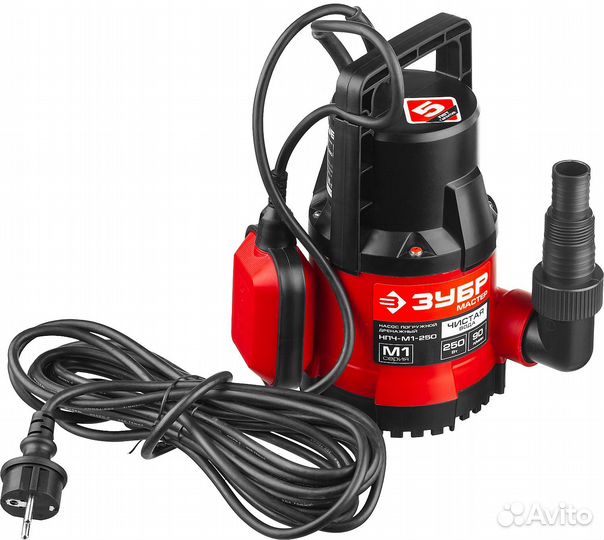 Дренажный насос зубр нпч-М1-250