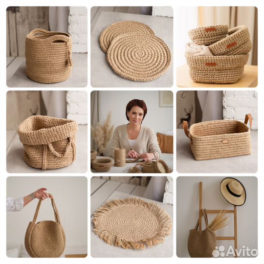 Мастер-класс /обучение вязанию из джута СПб/Пушкин