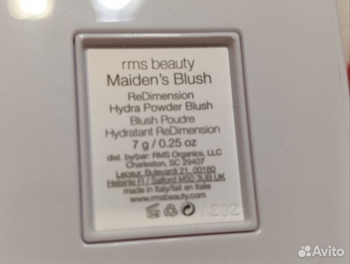 Румяна rms maiden's blush